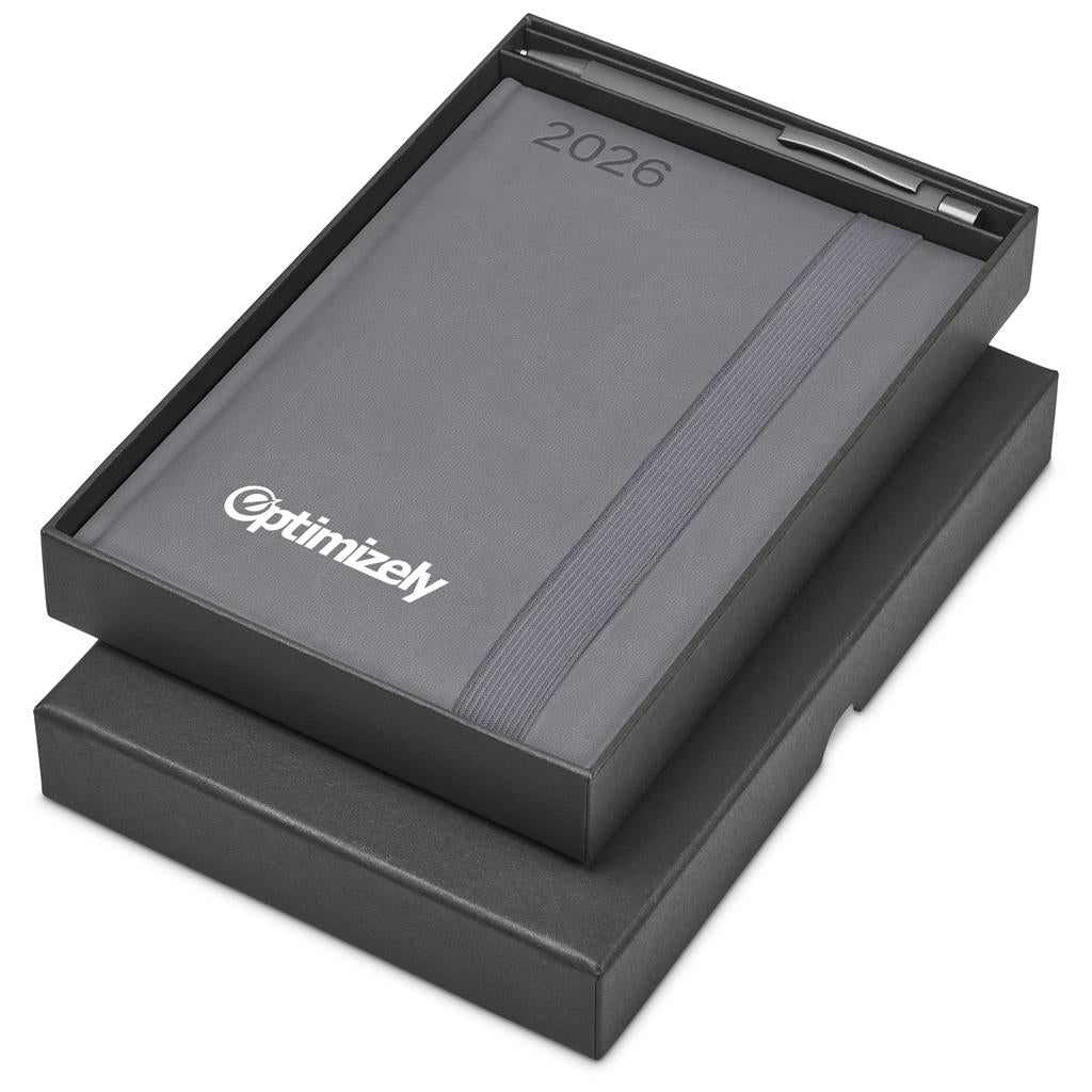 Altitude Advantage A5 2026 Diary & Omega Pen Set GREY