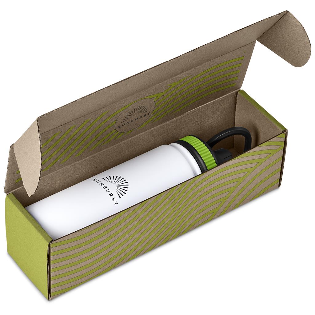Altitude Romero Bottle in Bianca Custom Gift Box LIME