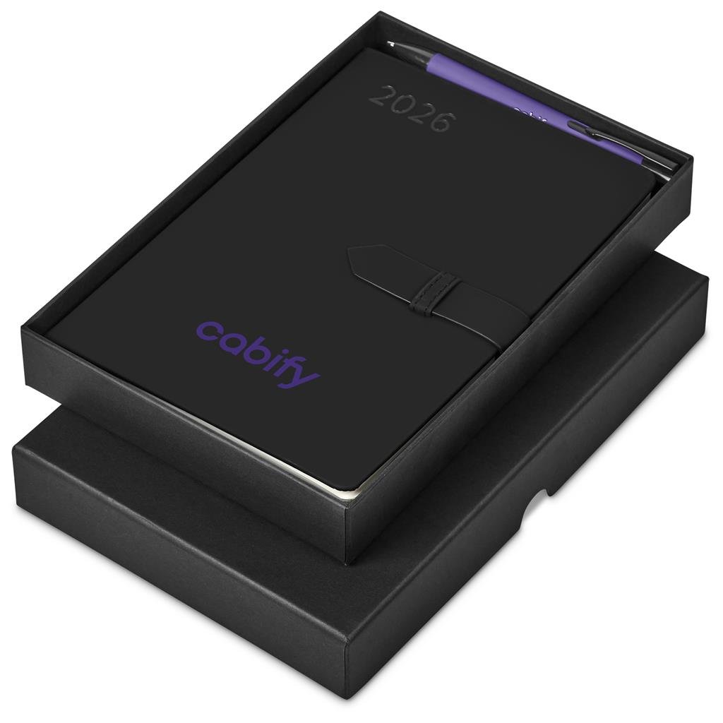 Altitude Enterprise A5 2026 Diary & Zeta Pen Set PURPLE