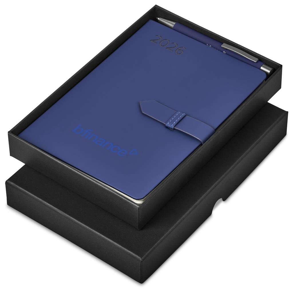 Altitude Enterprise A5 2026 Diary & Omega Pen Set NAVY