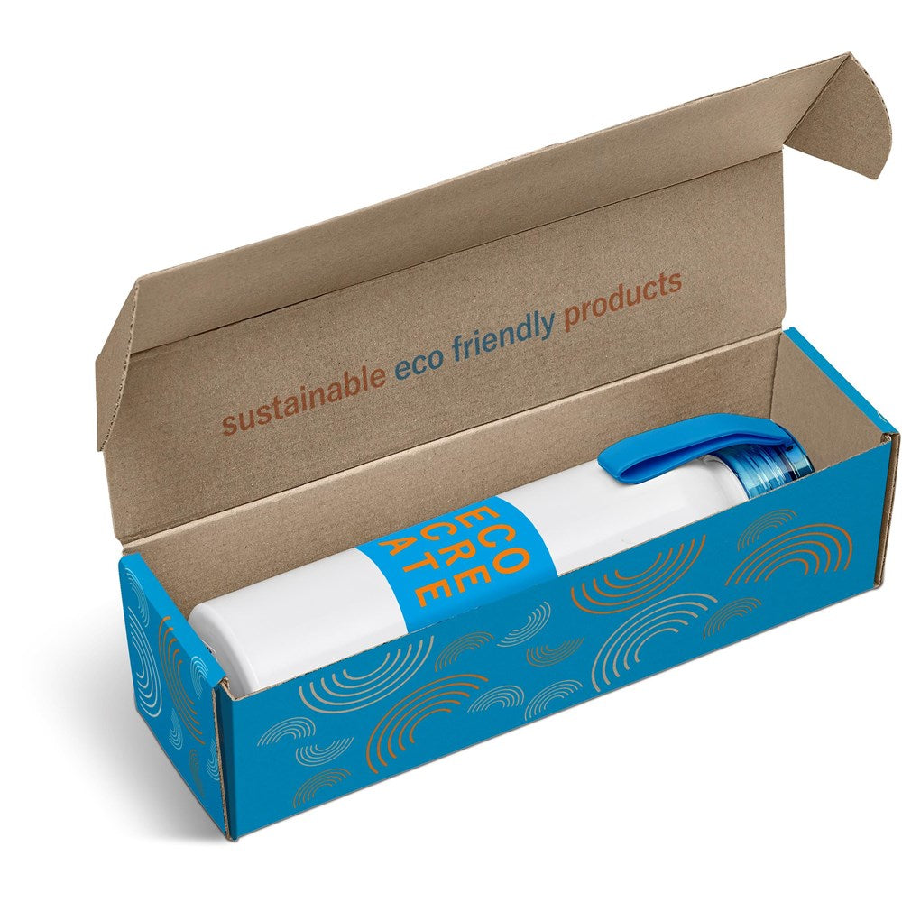 Serendipity Bottle in Bianca Custom Gift Box CYAN