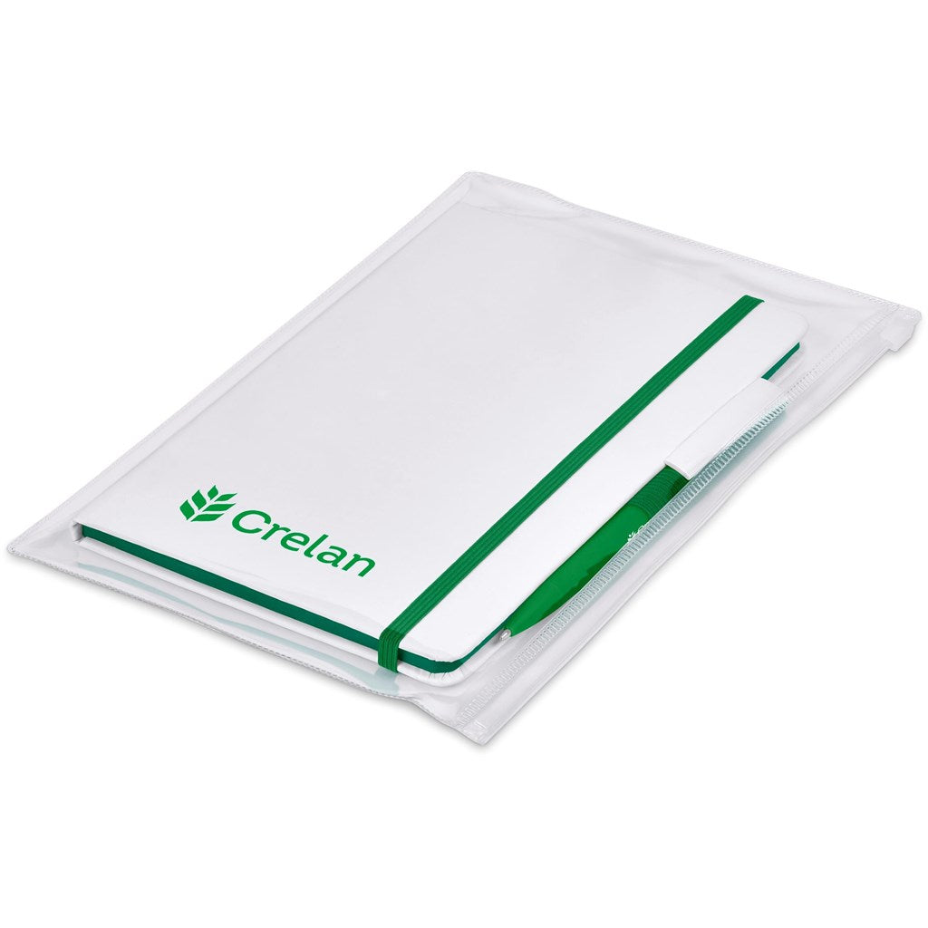 Olson Notebook & Pen Set GREEN