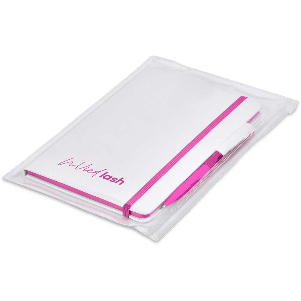 Olson Notebook & Pen Set PINK