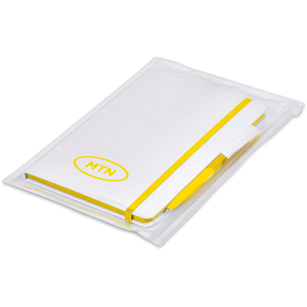 Olson Notebook & Pen Set YELLOW