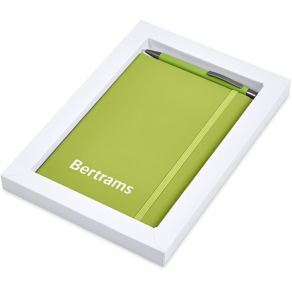 Hibiscus Notebook & Pen Set LIME