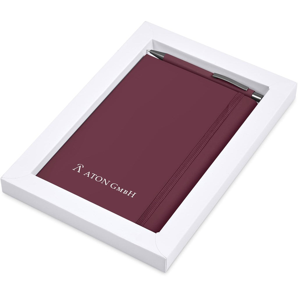 Hibiscus Notebook & Pen Set MAROON