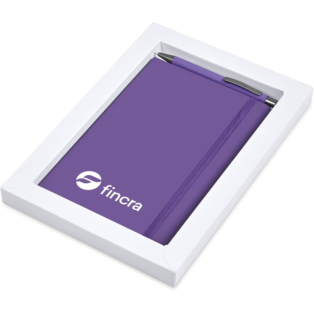 Hibiscus Notebook & Pen Set PURPLE