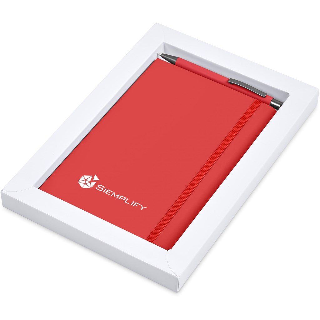 Hibiscus Notebook & Pen Set RED