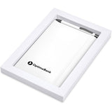 Hibiscus Notebook & Pen Set SOLID WHITE