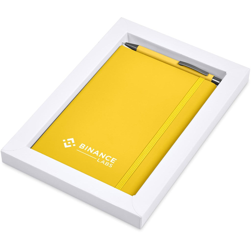 Hibiscus Notebook & Pen Set YELLOW