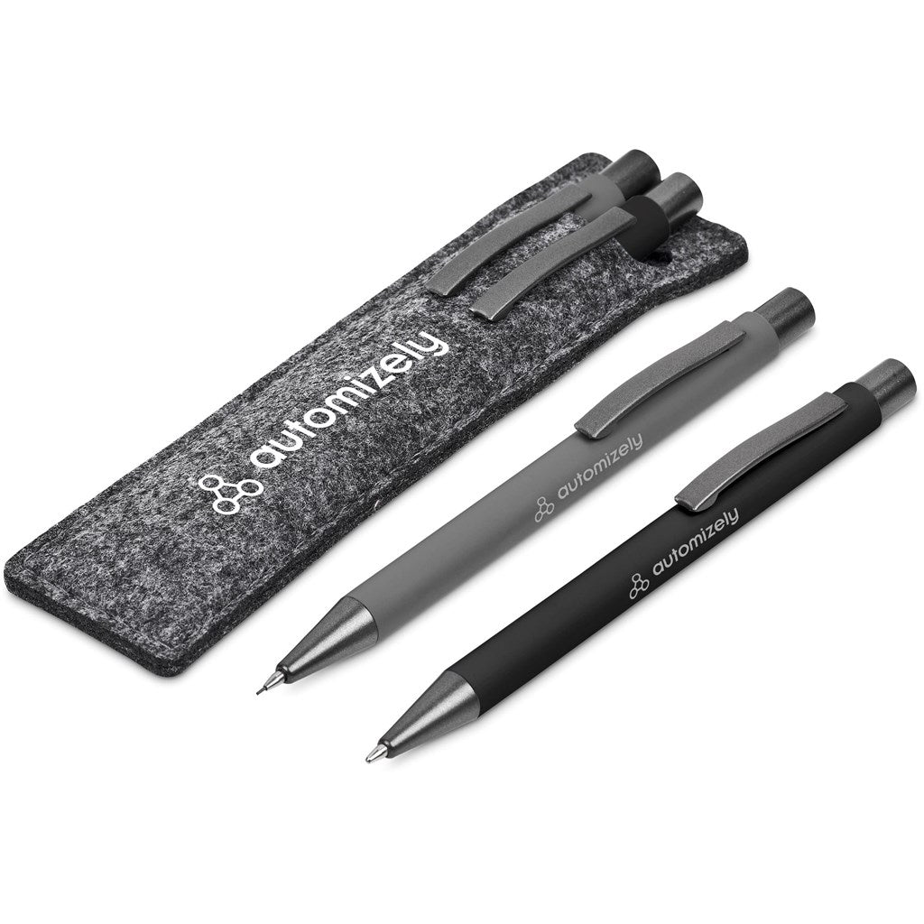 Omaha Ball Pen & Pencil Set BLACK