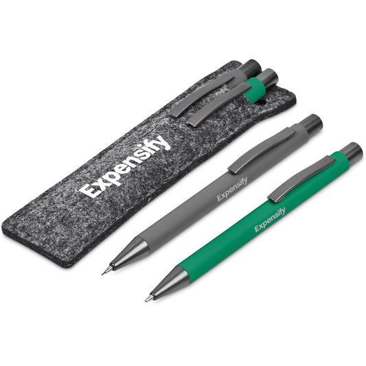 Omaha Ball Pen & Pencil Set GREEN