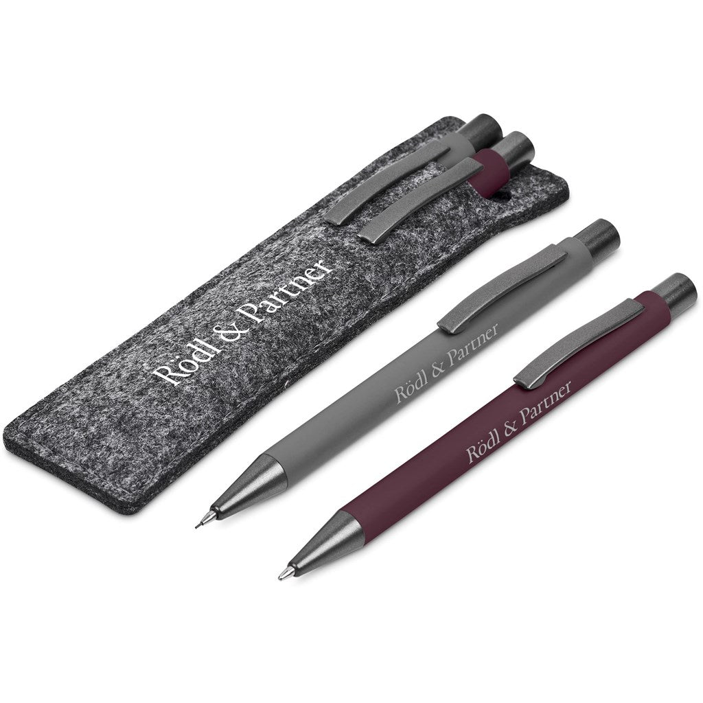 Omaha Ball Pen & Pencil Set MAROON