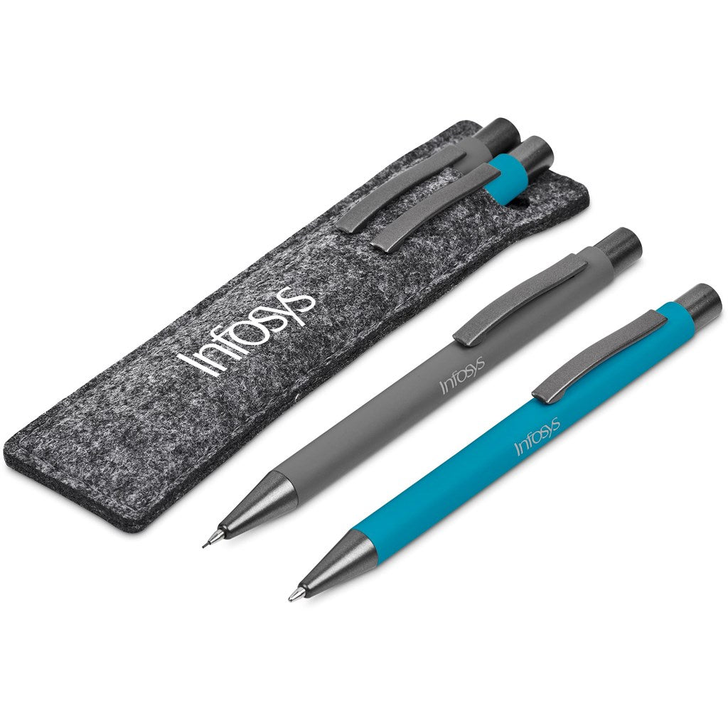 Omaha Ball Pen & Pencil Set TURQUOISE