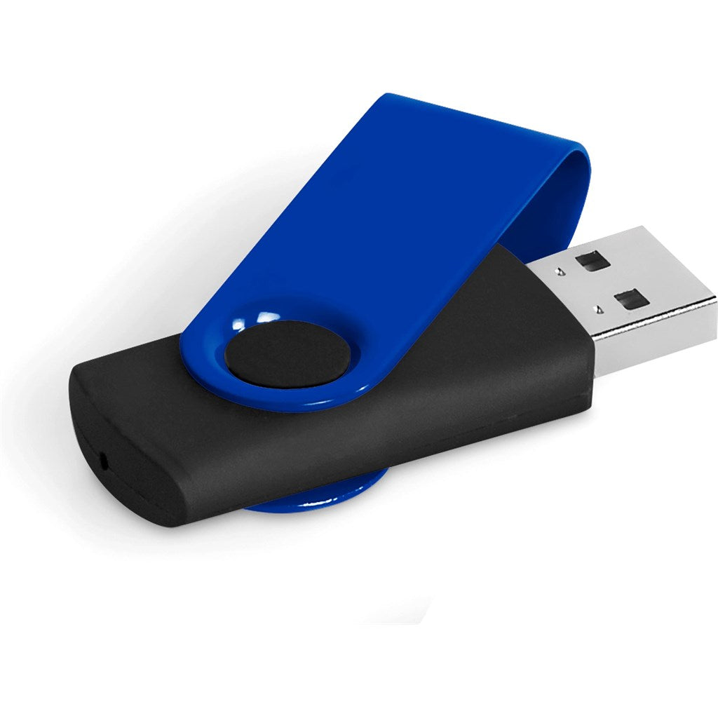 Axis Gyro Black Flash Drive - 32GB 32GB BLUE
