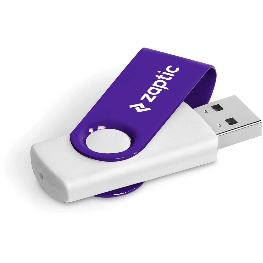 Axis Gyro White Flash Drive - 32GB 32GB PURPLE