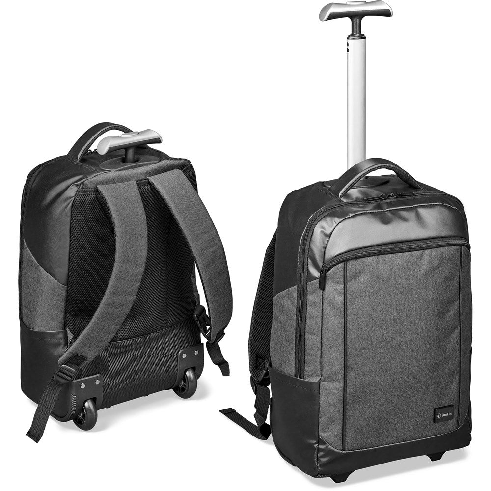 Nanotech Laptop Trolley Backpack BLACK