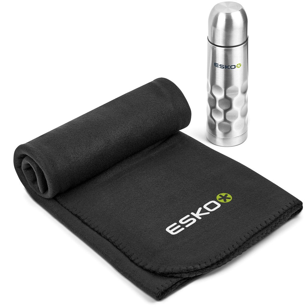 Alps Winter Blanket Gift Set SILVER