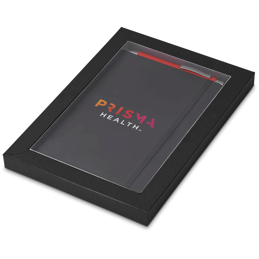 Dahlia Notebook & Pen Set RED