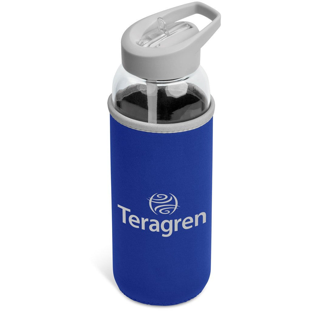 Kooshty Sipper Neo Glass Water Bottle – 850ml BLUE