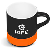 Kooshty Mixalot Black Mug - 320ml ORANGE