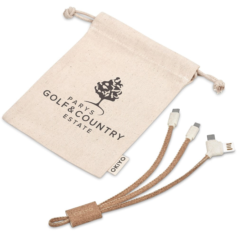 Okiyo Soshin Cork Tri-Cable NATURAL