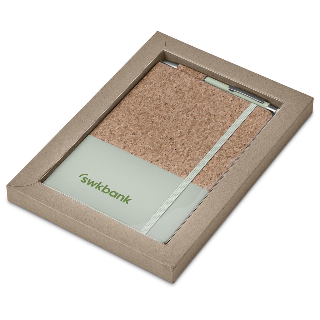 Okiyo Youkoso Notebook & Pen Set SAGE