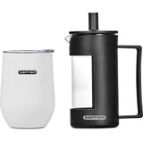 Serendipio Madison Coffee Set SOLID WHITE