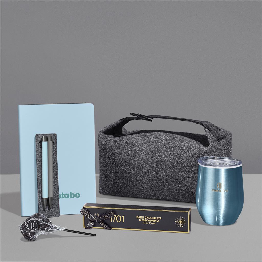 Yatta Luxe Lines Hamper LIGHT TURQUOISE
