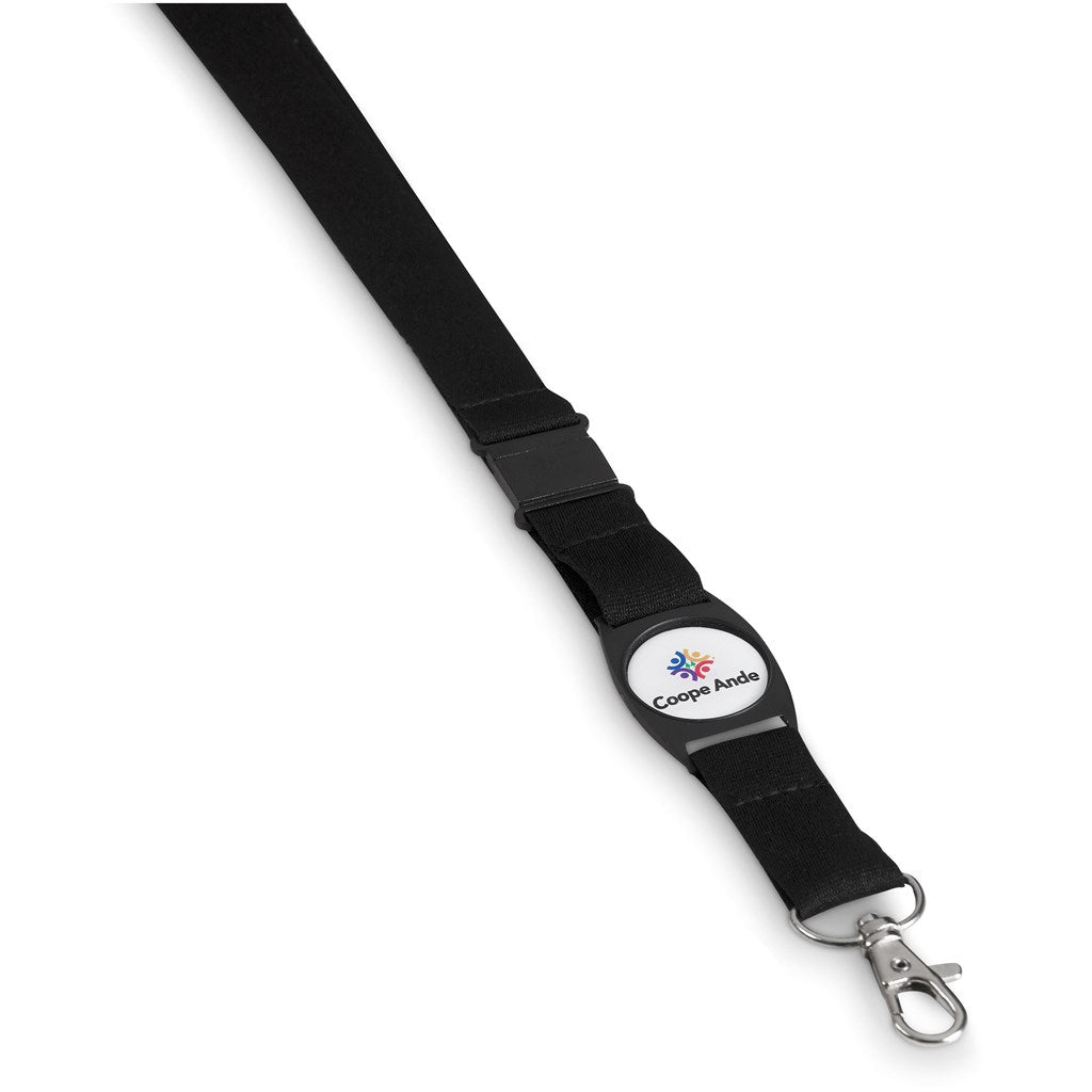 Altitude Bold Statement Dome Lanyard BLACK