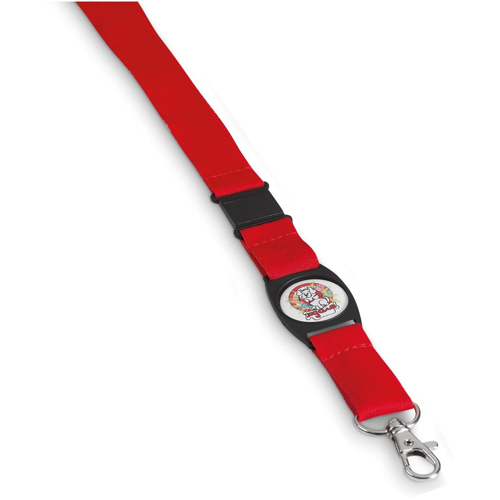 Altitude Bold Statement Dome Lanyard RED