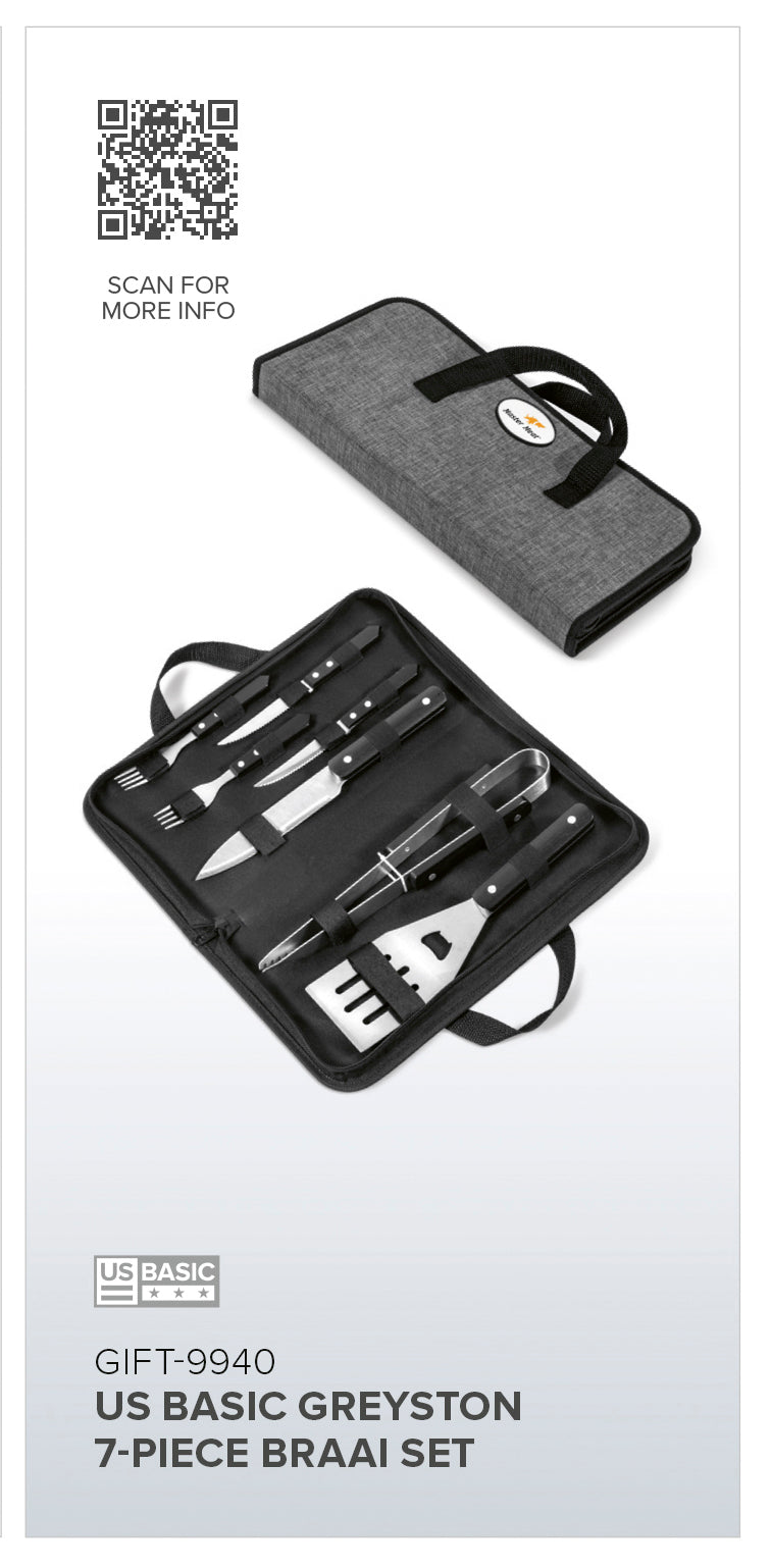 US Basic Greyston 7-Piece Braai Set