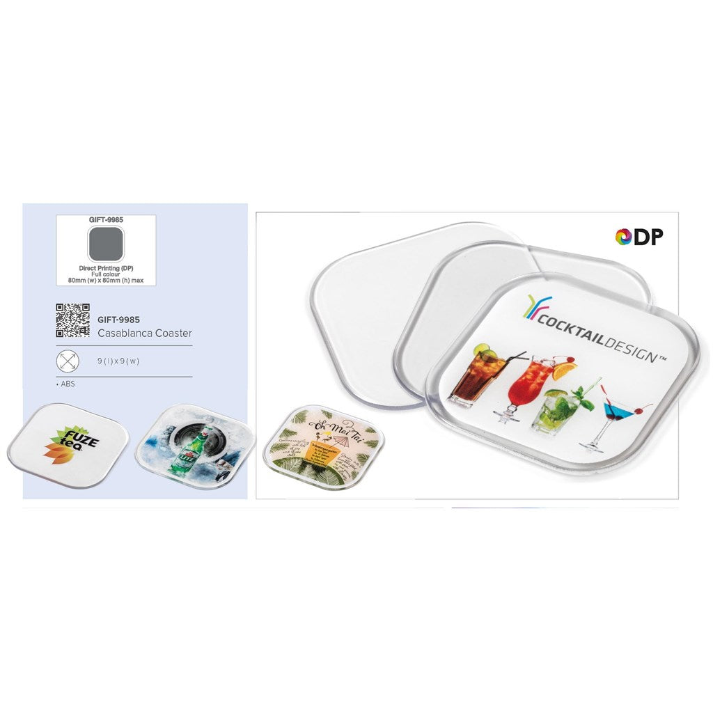 Casablanca Plastic Coaster TRANSPARENT