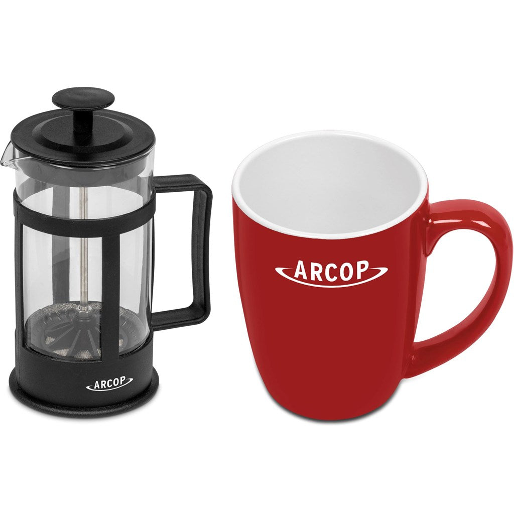 Cafe Payton Coffee Set - Red RED