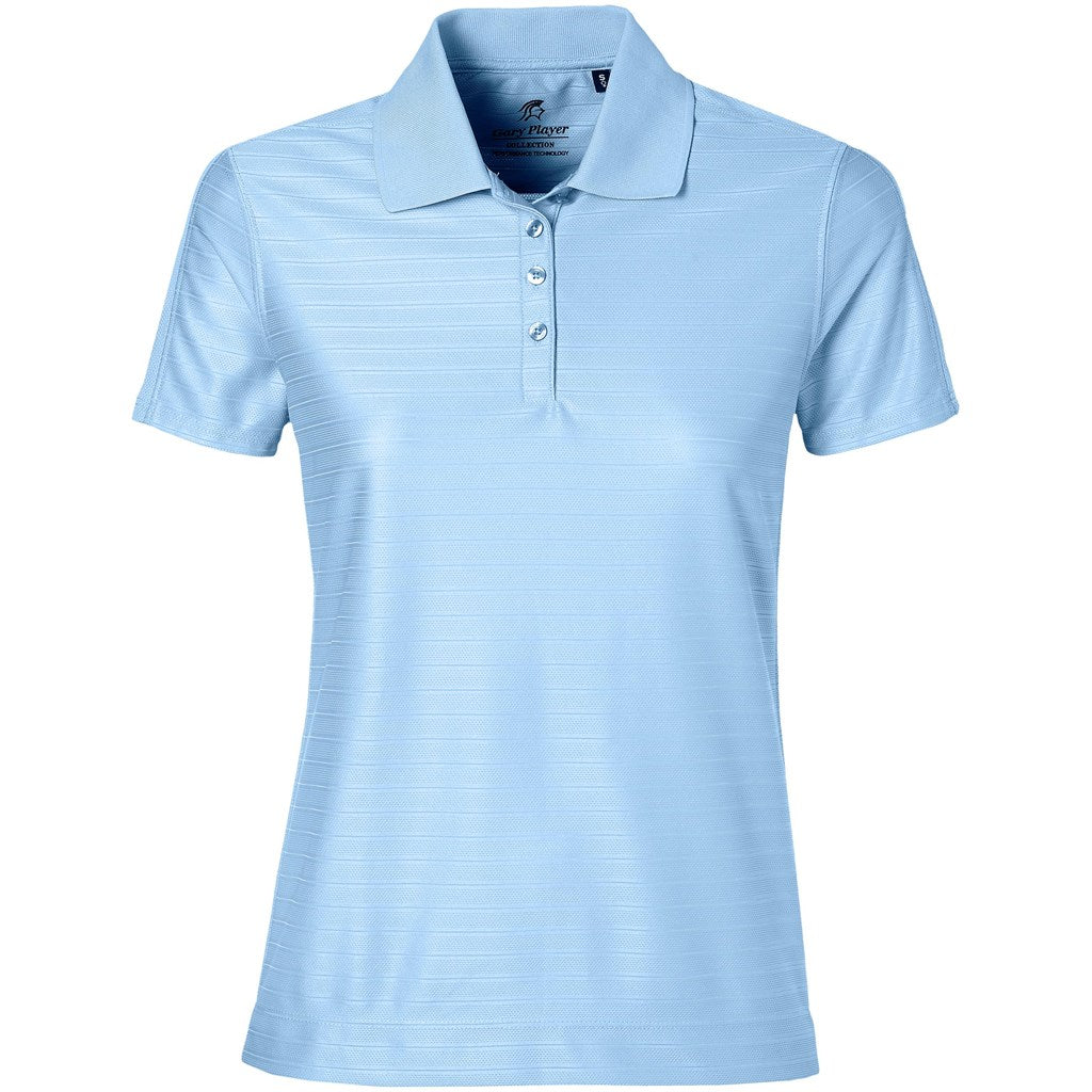 Ladies Oakland Hills Golf Shirt LIGHT BLUE