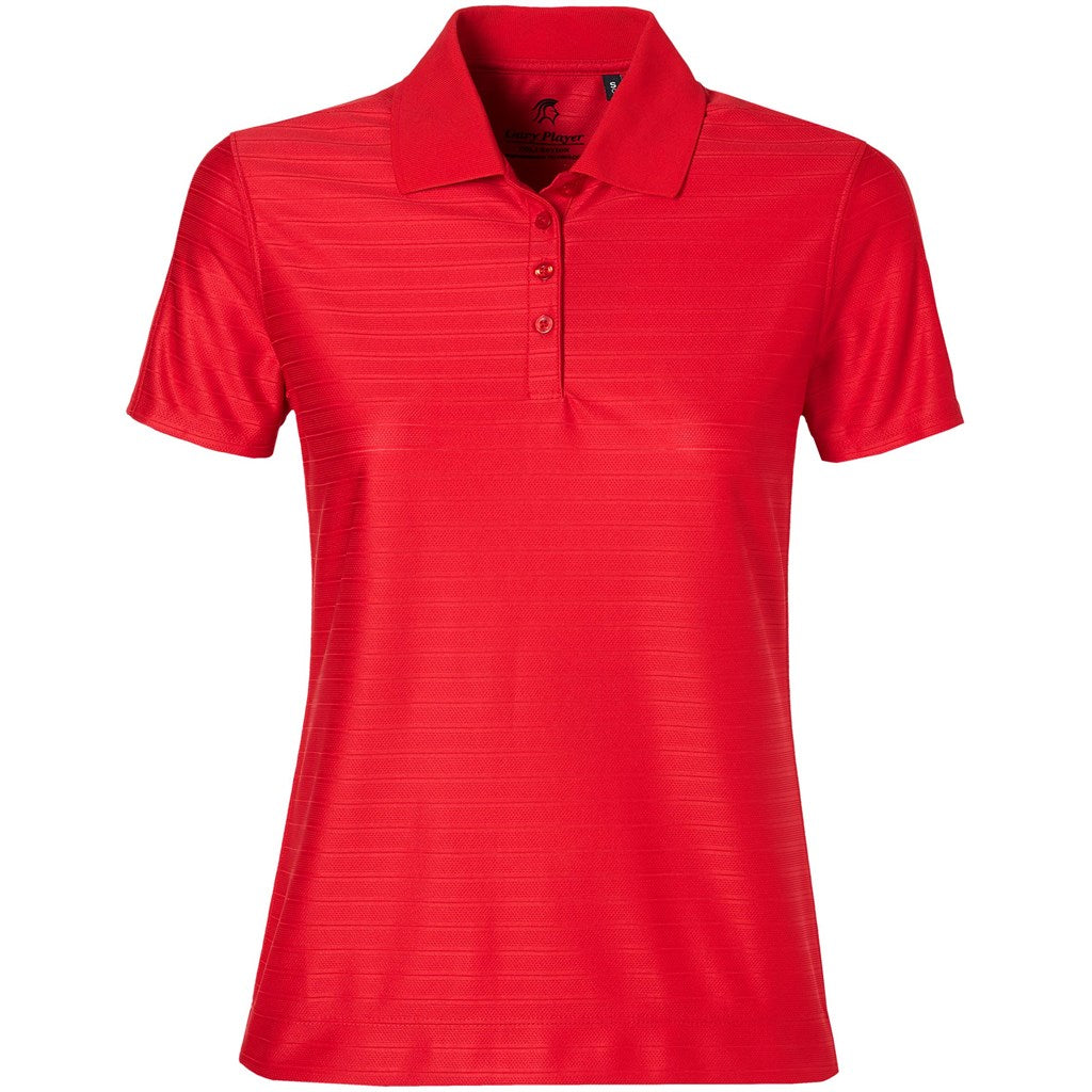 Ladies Oakland Hills Golf Shirt RED