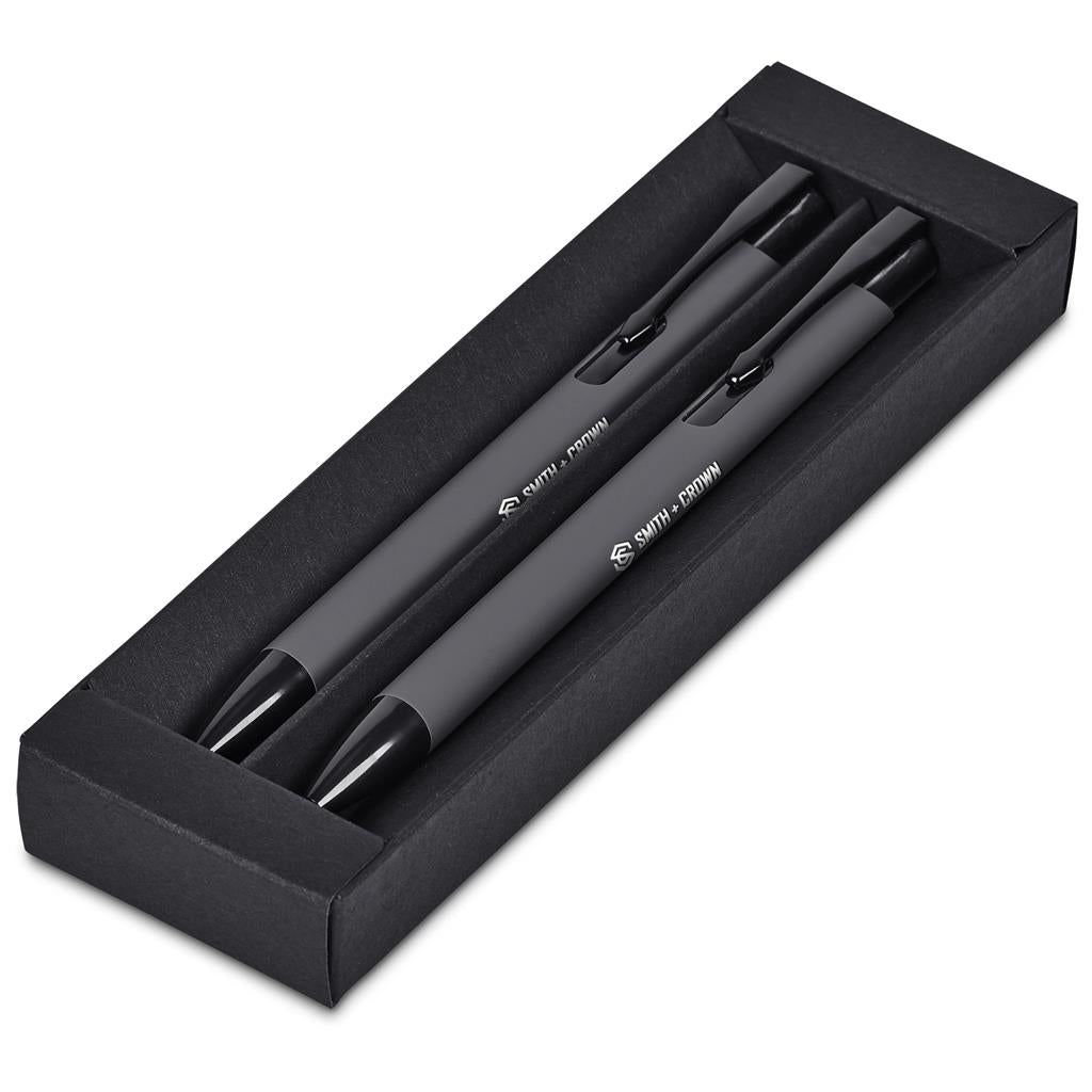 Altitude Zeta Ball Pen & Pencil Set GREY