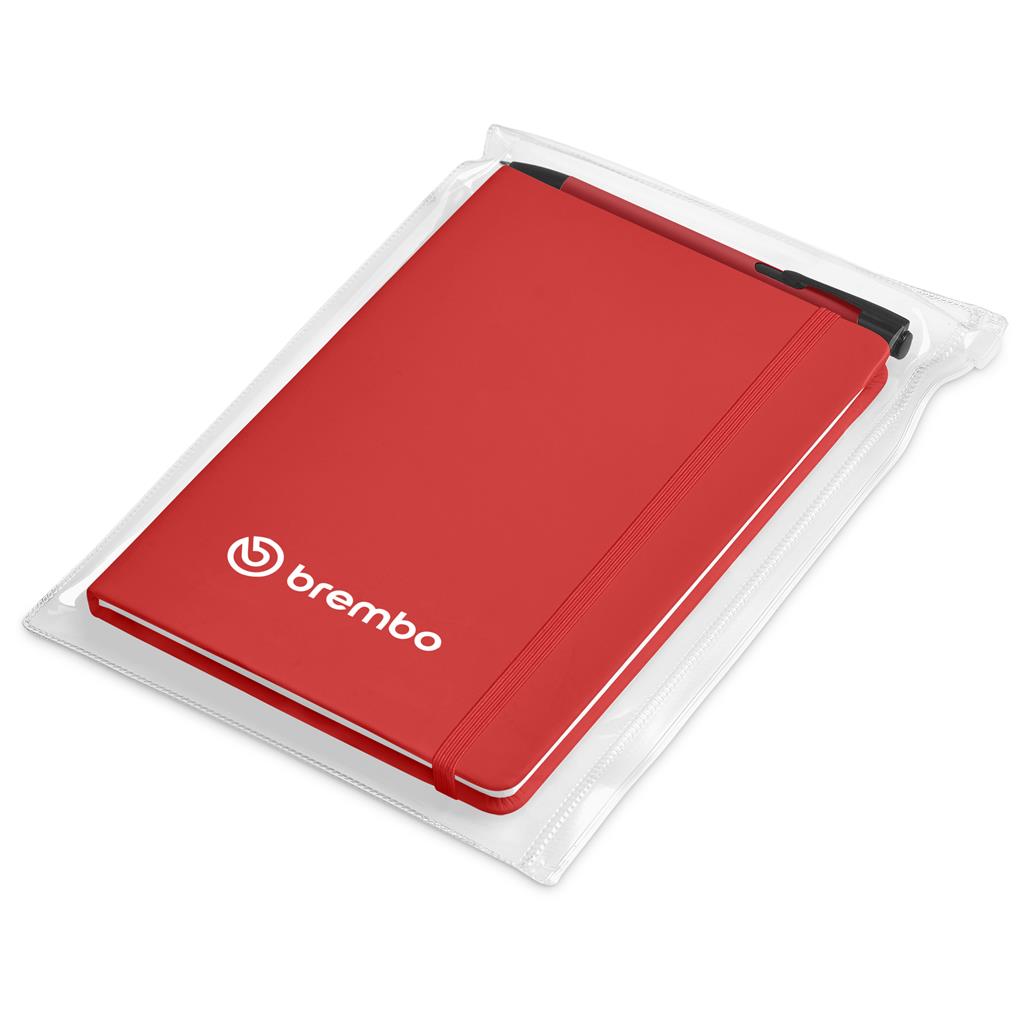 Altitude Powell Notebook & Pen Set RED