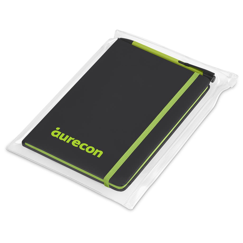 Altitude Harrison Notebook & Pen Set LIME