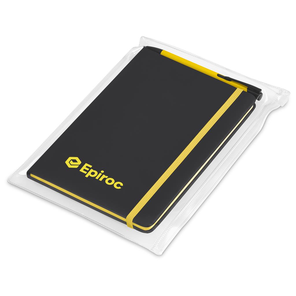 Altitude Harrison Notebook & Pen Set YELLOW