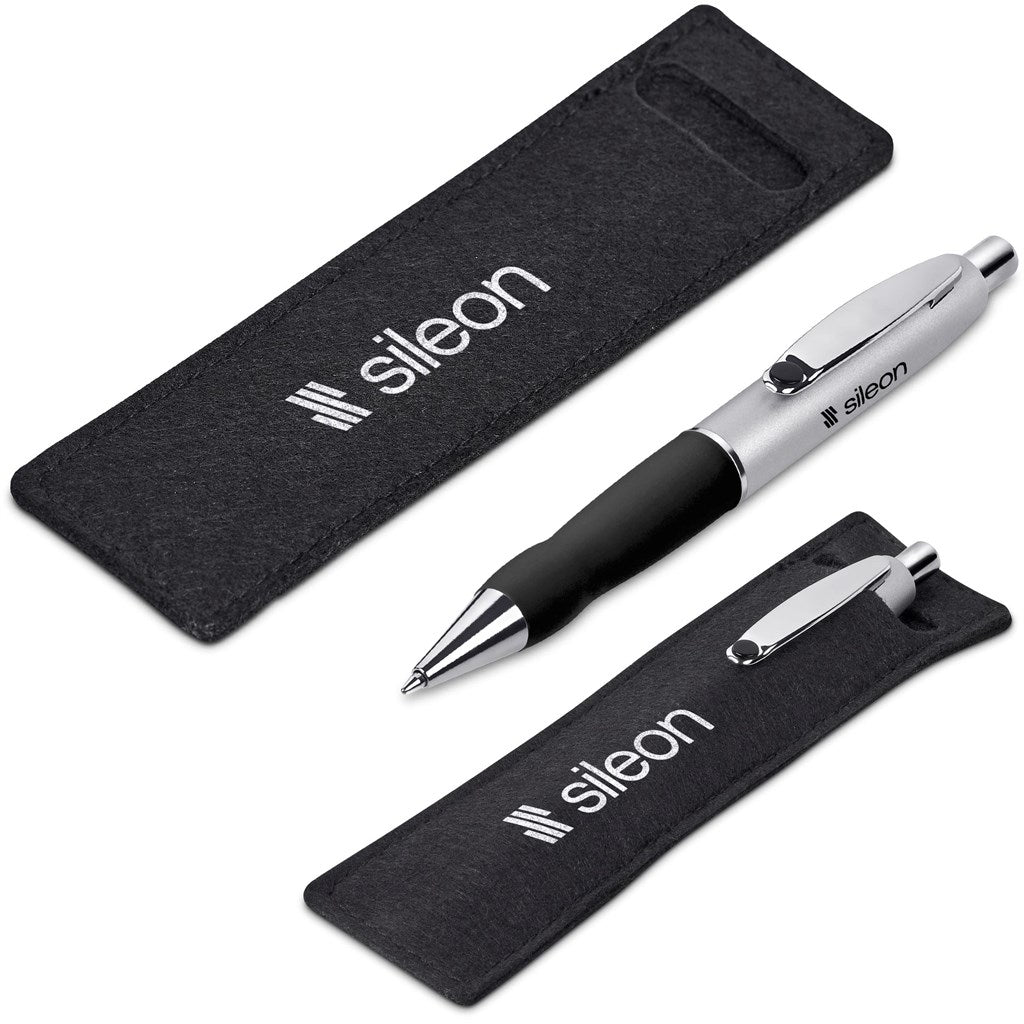 Altitude Turbo Tide Ball Pen in Felt Pouch BLACK