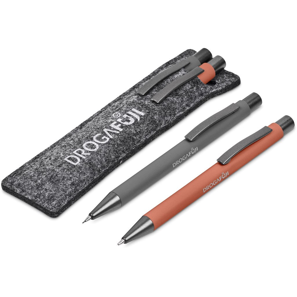 Altitude Lindsey Ball Pen & Pencil Set BURNT ORANGE