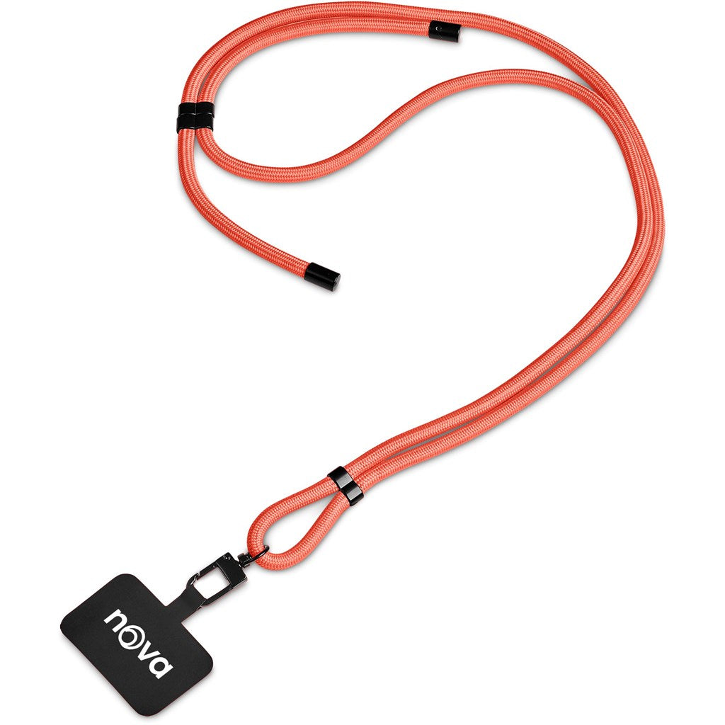 Altitude Silhouette Crossbody Phone Strap CORAL