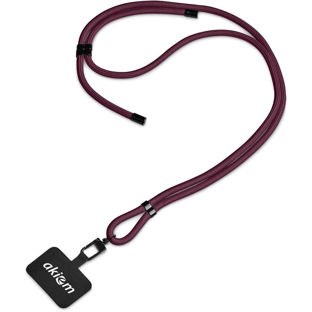 Altitude Silhouette Crossbody Phone Strap MAROON