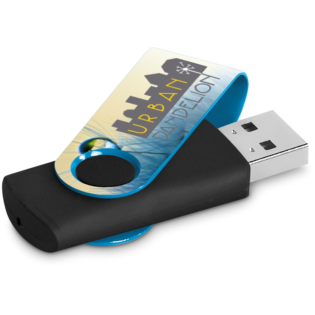 Altitude Axis Gyro Black Flash Drive - 8GB 8GB CYAN