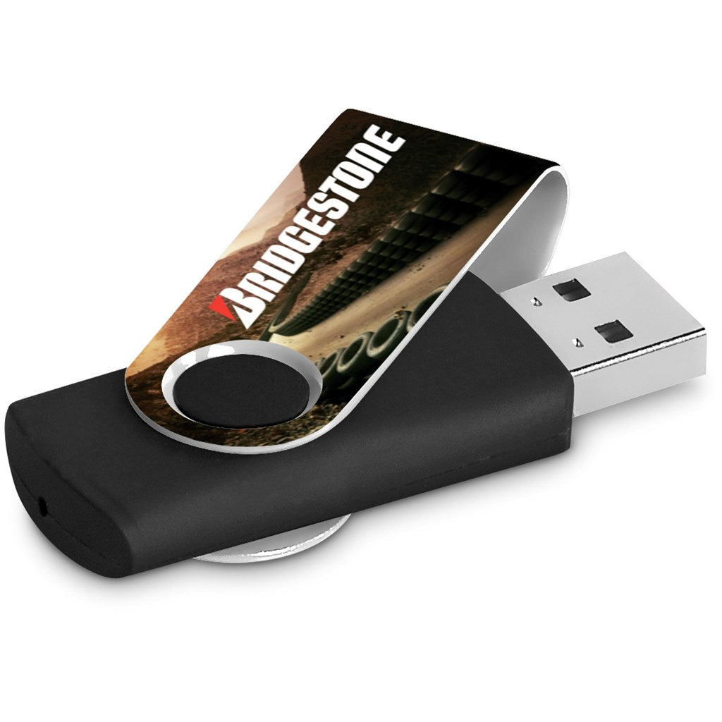 Altitude Axis Gyro Black Flash Drive - 8GB 8GB SOLID WHITE