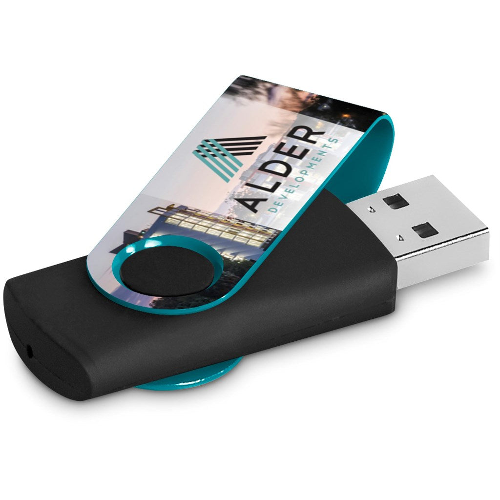 Altitude Axis Gyro Black Flash Drive - 8GB 8GB TURQUOISE