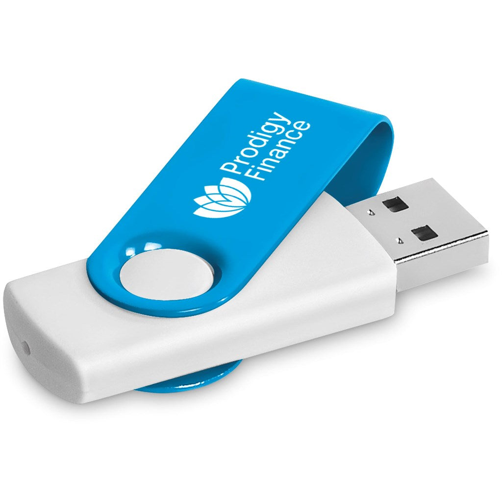 Altitude Axis Gyro White Flash Drive - 8GB 8GB CYAN