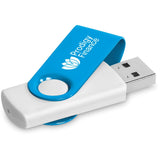 Altitude Axis Gyro White Flash Drive - 8GB 8GB CYAN