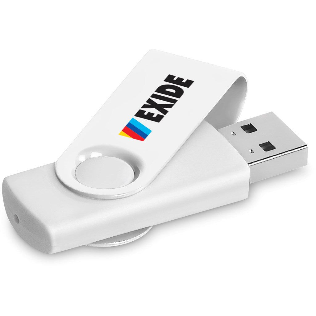 Altitude Axis Gyro White Flash Drive - 8GB 8GB SOLID WHITE